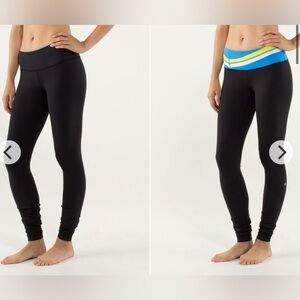 Lululemon Wunder Under Reversible Legging/Pants, sz 6